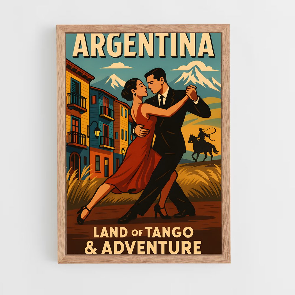 Poster Tango entre Montagnes – affiche Danse (vue 4)